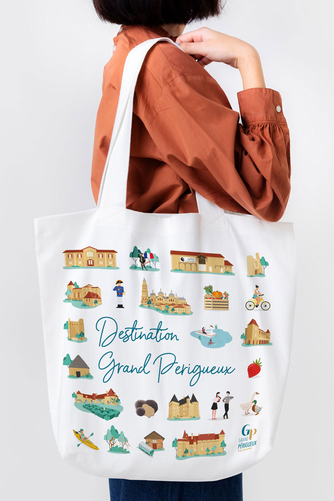 Tote-Bag publicitaire est un bon exemple de communication hors-media