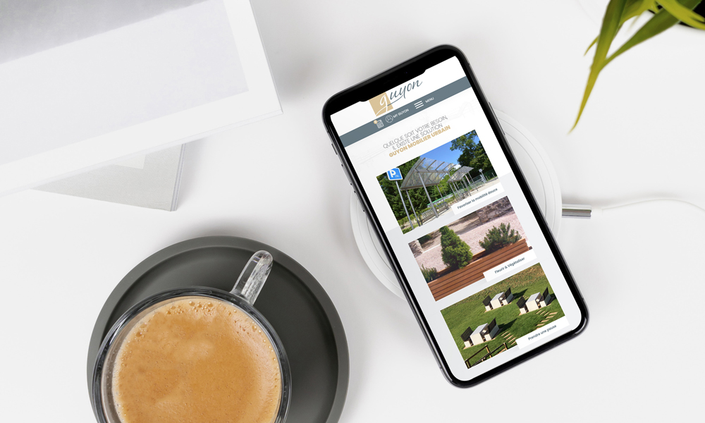 Site internet mobile first mobilier urbain